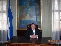Photo of Philip Voorhees at Presidential Palace
